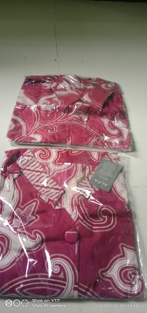 Atasan Batik Dolby Dolbi Dobby Doby Tenun Sutra Tulis Halus Katun Atbm Baron ,sarombit Atasan