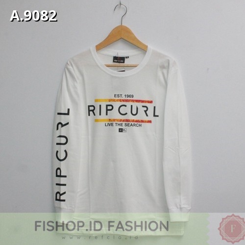 Kaos Surfing Distro Pria Ripcurl Premium Murah Lengan Panjang