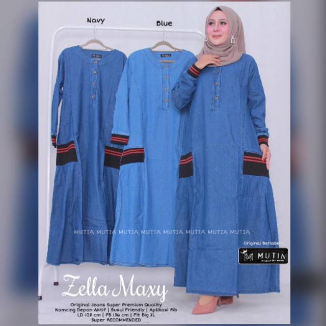 COD - ZELLA MAXY / GAMIS IMPORT/ FASHION SOLO/ GAMIS JEANS/GAMIS DENIM