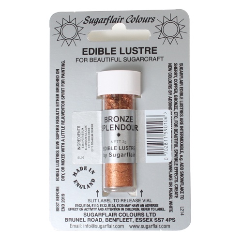 

Sugarflair Edible Lustre Dust - Bronze Splendour