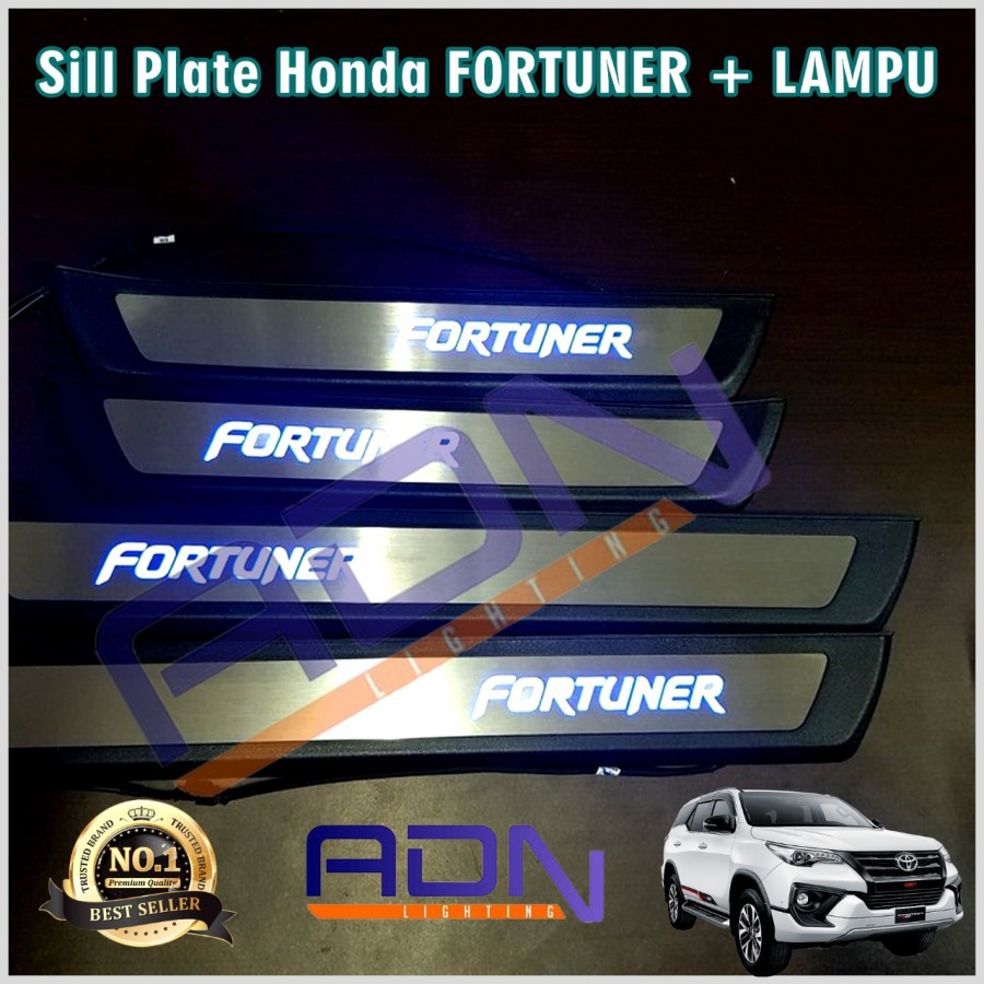 Sillplate Samping LED Mobil / Sill Lampu New Fortuner LAMPU BIRU ADN