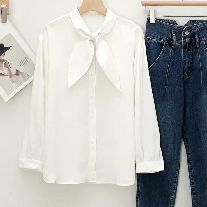 - Osela Blouse Kemeja Korean Premium Fashion Baju Atasan Blus Long Shirt Remaja Wanita Muslim Fab Be