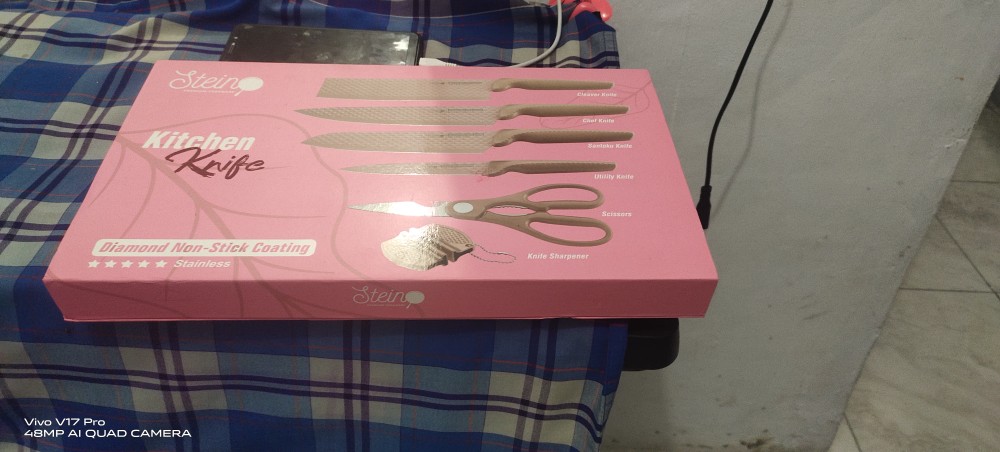 Diamond Knives Set Steincookware / Pisau Set Steincookware