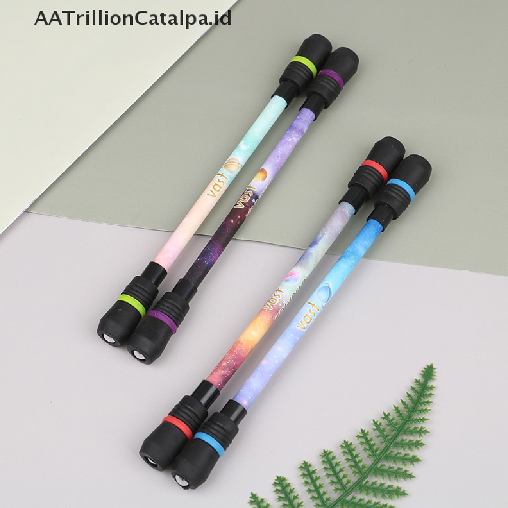 (AATrillionCatalpa) Pulpen Gaming Putar Dengan Lampu Untuk Mainan Anak / Pelajar