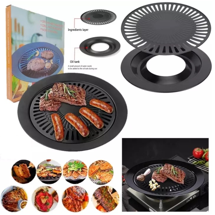 Grill Pan Bulat Pemanggang