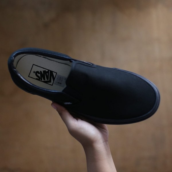 Vans Slip On Classic All Black - Black Black Original