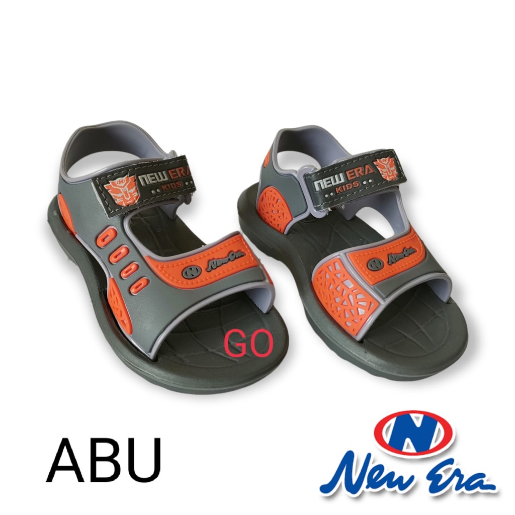 sogo NEW ERA TK/KC CNC 1351 Sandal Selop Sepatu Sandal Tali Belakang Anak Laki Laki Original