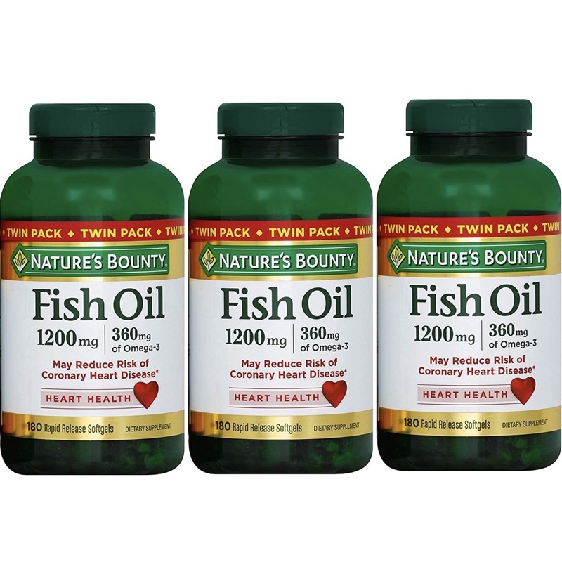 Nature’s Bounty Omega 3 Fish Oil Minyak Ikan