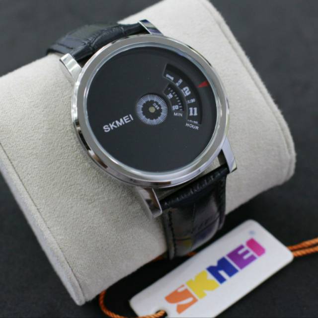 Jam SKMEI 1260 black original water resist bergaransi free carton box SKMEI