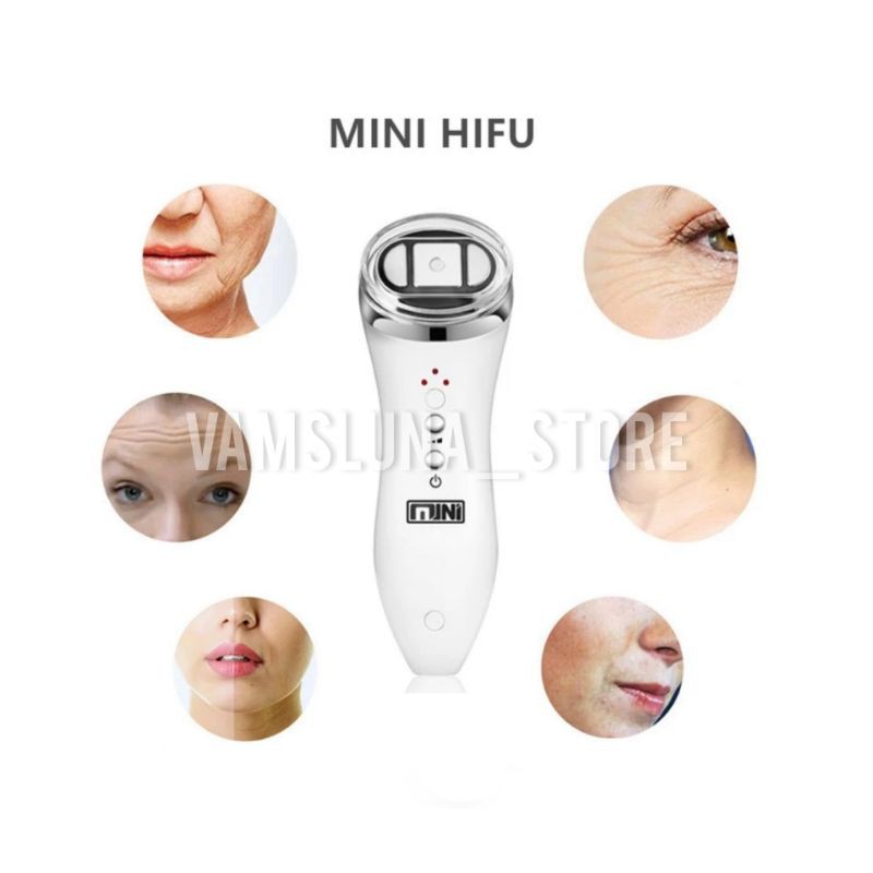 Mini rf hifu alat ultrasound radio frequency rf 2in1 detox anti aging kerut kantung mata