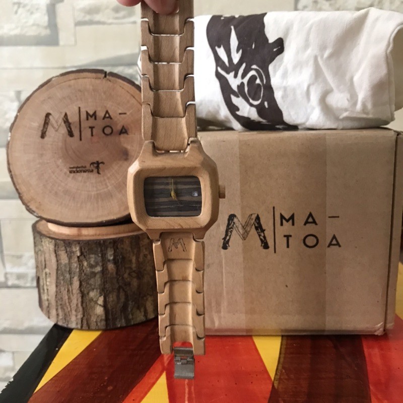 JAM TANGAN KAYU MATOA | SERIE SUNDA