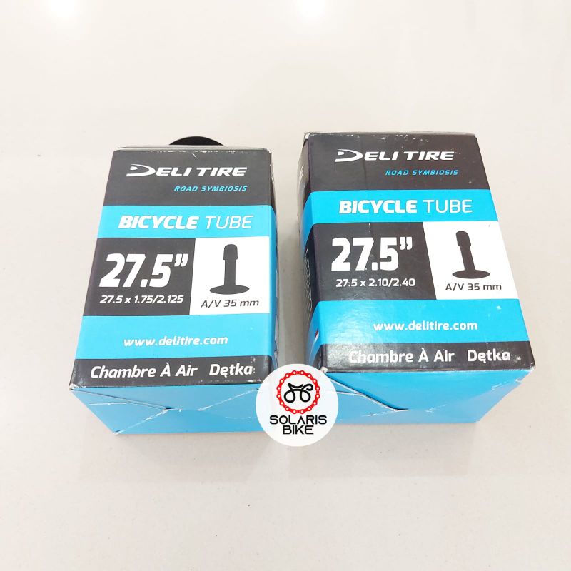 Ban Dalam Sepeda MTB Federal Gunung 27.5 X 1.75/2125 27.5 X 2.10/2.40 AV 35MM DELI TIRE