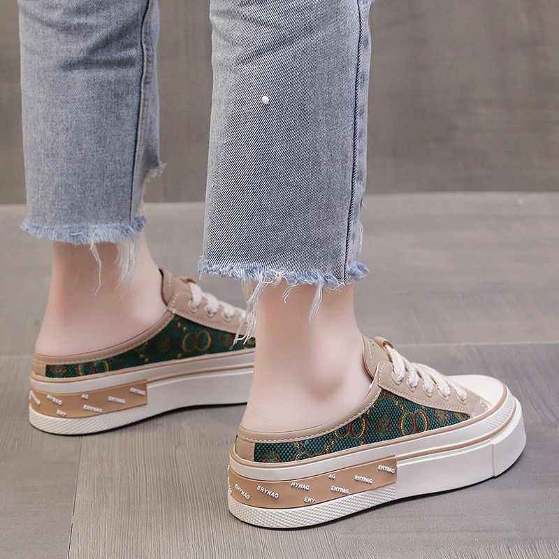 SN5455 - Sepatu Half Sneaker Fashion Wanita Terbaru