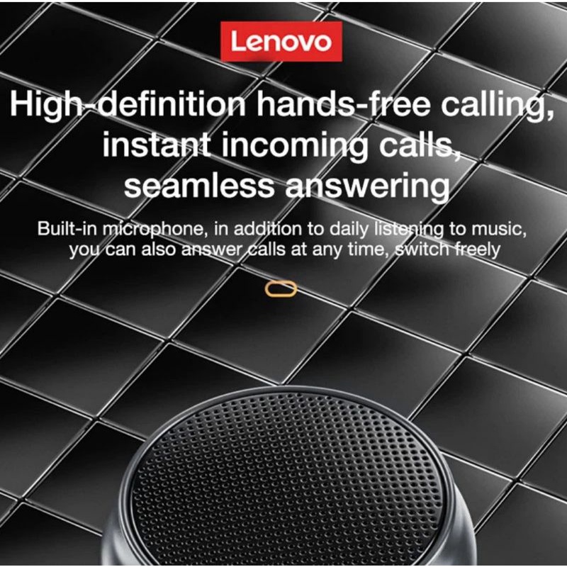 LENOVO K3 Bluetooth Portable Speaker Mini Hifi Wireless Speaker  Garansi Resmi