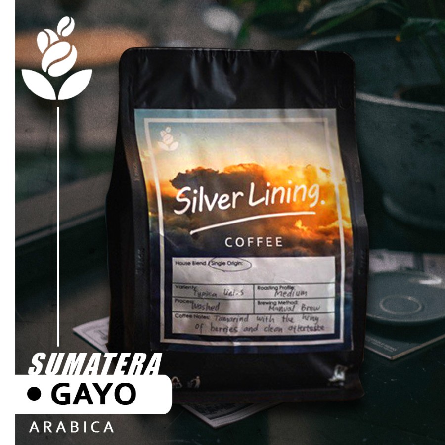 

SILVERLINING COFFEE - GAYO 200 Gram