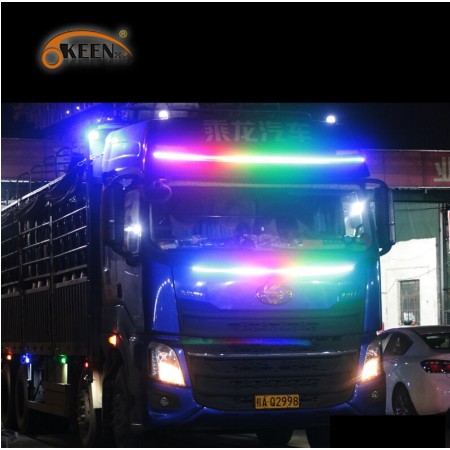 Lampu LED Strip DRL RGB Tail Trunk REM Sein BUS TrucK 24v 120cm BAGASI Pintu Belakang