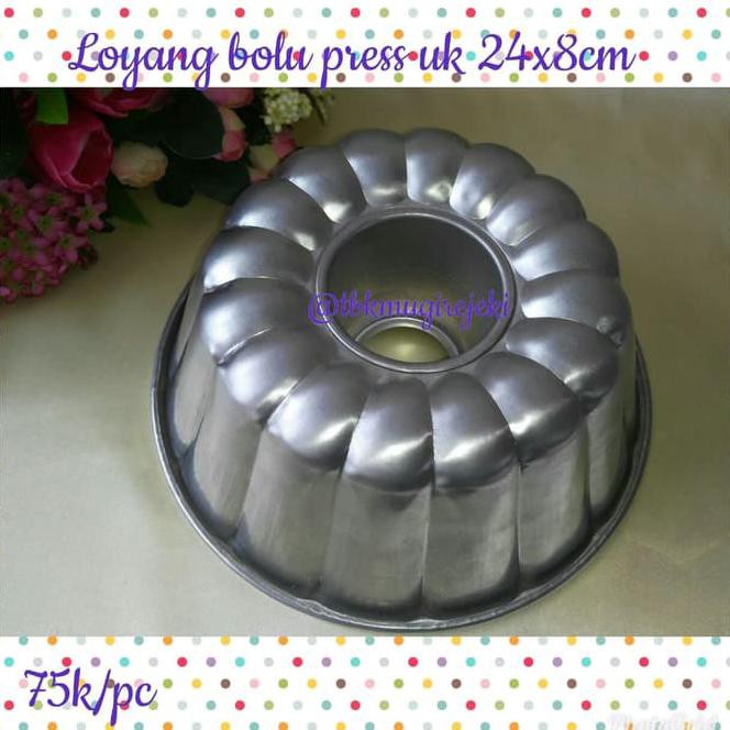 oyhy loyang press bolu tinggi uk 24cm - loyang marmer - loyang cake 5skb