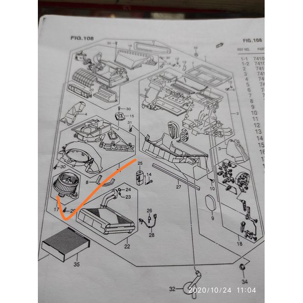 Motor Blower Ac double Blower Ertiga Murah