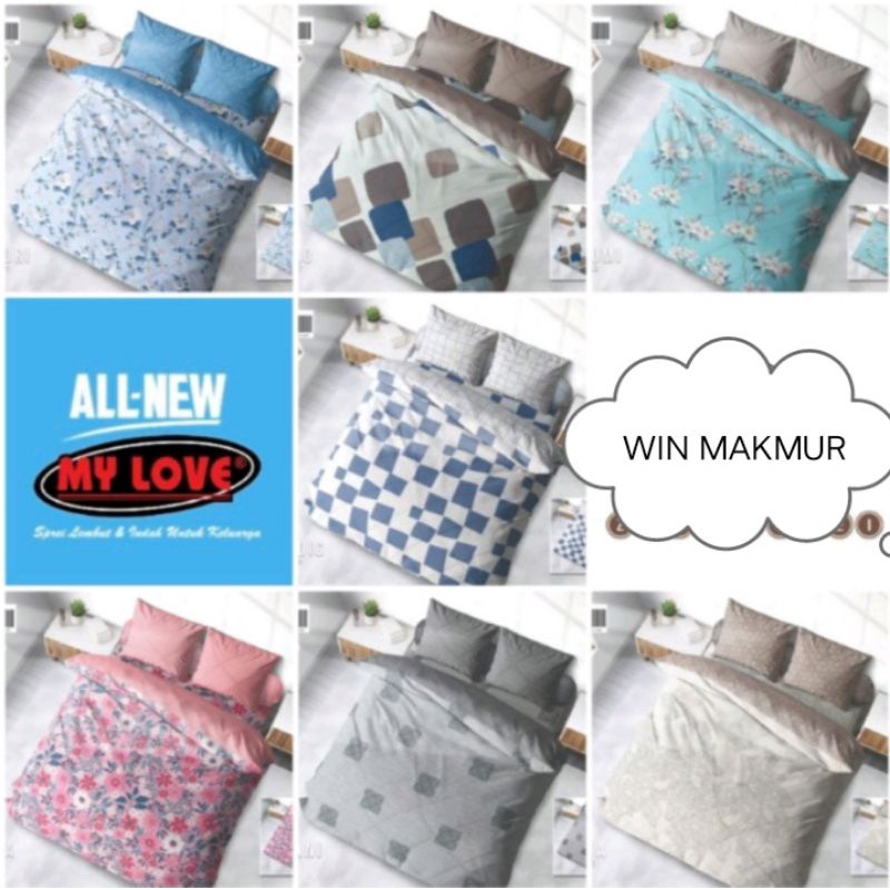 bedcover my love / bedcover 180X200 / bedcover bagus / bedcover murah / bedcover