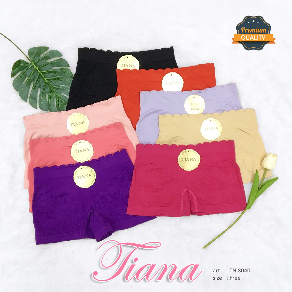 TIANA | Short Wanita RAJUT / KUALITAS BAGUS / EXTRA SOFT / Motif KEMBANG / art TNJ 8040