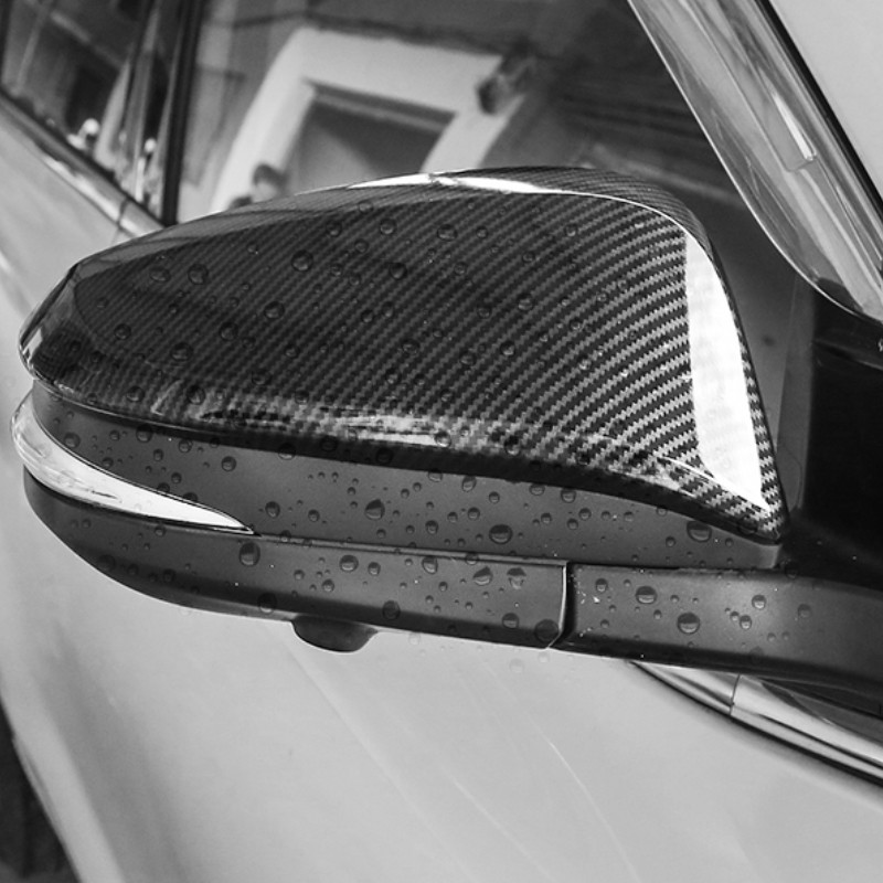 Xuming Pelindung Kaca Spion Mobil Pola Serat Karbon, Penutup Kaca Spion Mobil 4 Runner 2014 2020