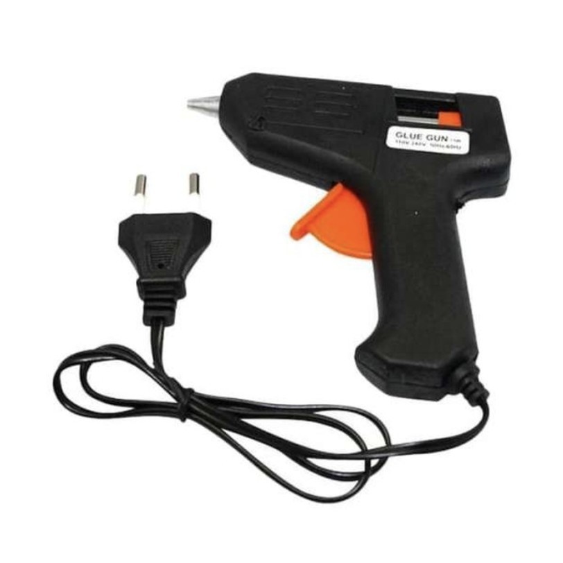 Lem Tembak Kecil Glue Gun Pistol Stick 20 Watt Lem Tembak Serbaguna Plastik Kertas Glue Gun Murah