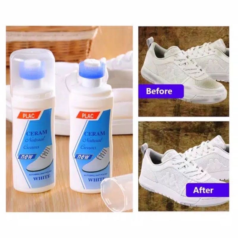 Cairan Pembersih Sepatu / Cairan Pemutih Sepatu Putih Sneakers / Penghilang Noda Pemutih Sepatu Perawatan Sepatu / Shoes Cleaner