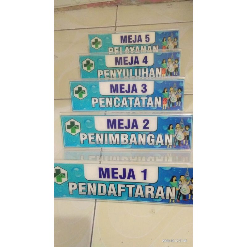 

papan meja posyandu..