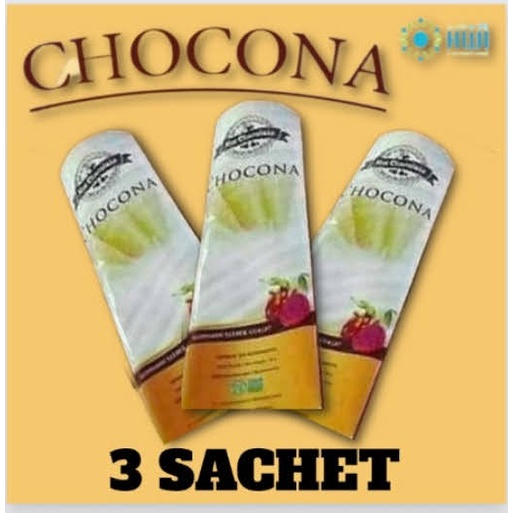 

3 SACHET minuman serbuk coklat CHOCONA 20gr/SACHET