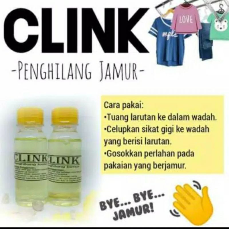 CLINK PENGHILANG JAMUR PAKAIAN KUTIK TAYUMUN KURLEB 100 ML
