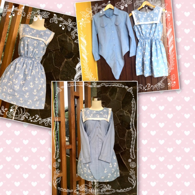 SET SAILOR DRESS/BAJU SAILOR/COSPLAY/LOLITA/KOREA/DRESS KOREA/BAJU KOREA/BAJU MUSLIM