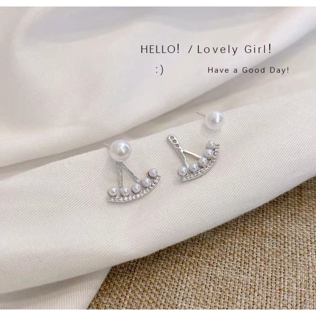 Anting fashion korea silver model ayunan premium quality A023