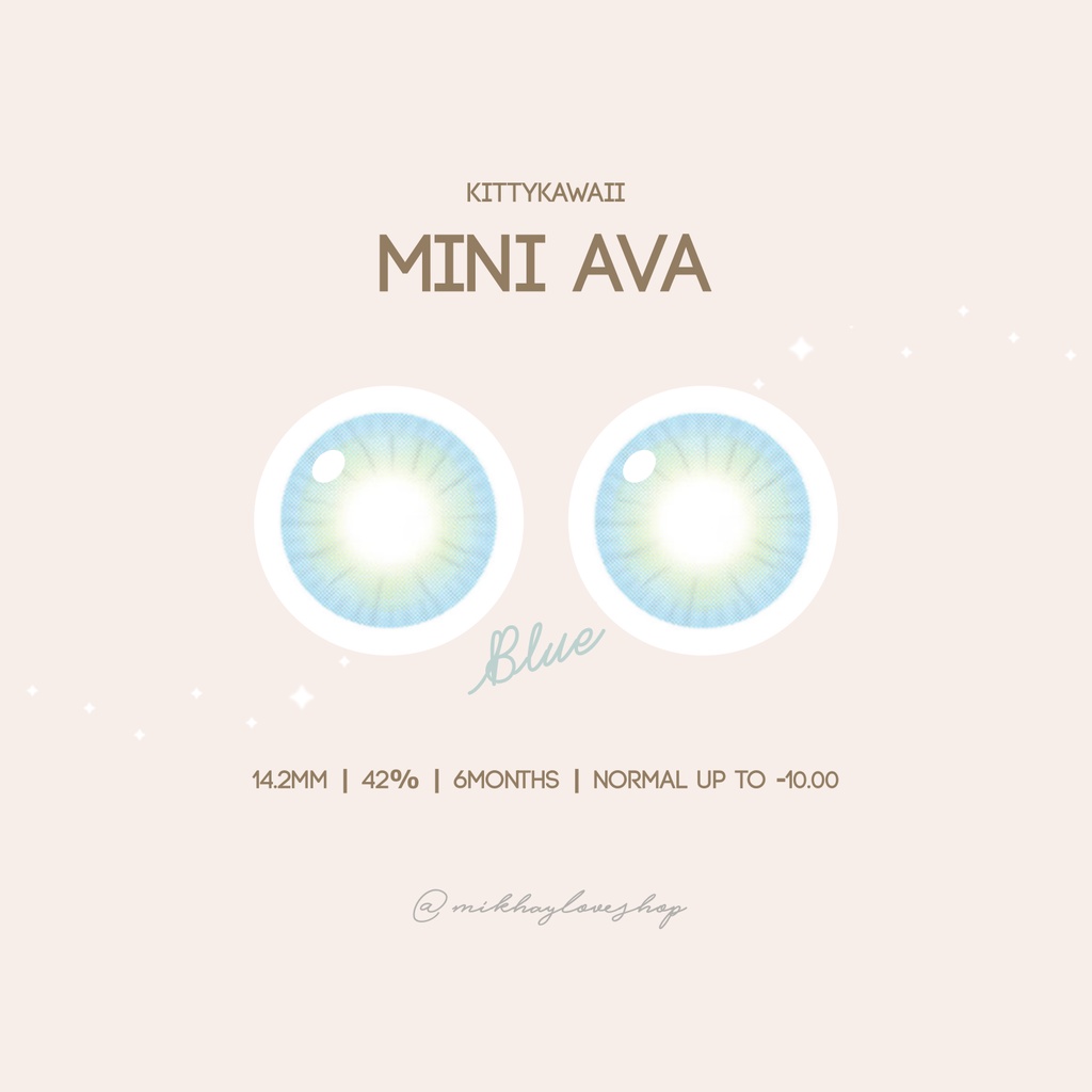 Softlens Ava Blue | Kittykawaii [Mikhayloveshop]