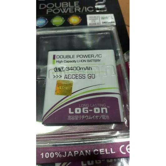 Access GO Log On Baterai Double Power