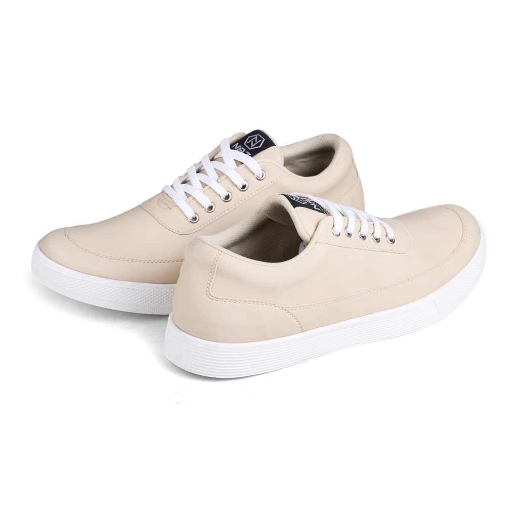 DEDRICK CREAM NAZ - Sepatu Sneakers Pria Casual Unisex Original