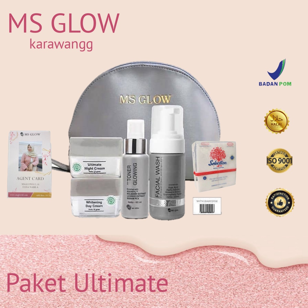 Jual Ms Glow Paket Ultimateflek Indonesiashopee Indonesia 3690