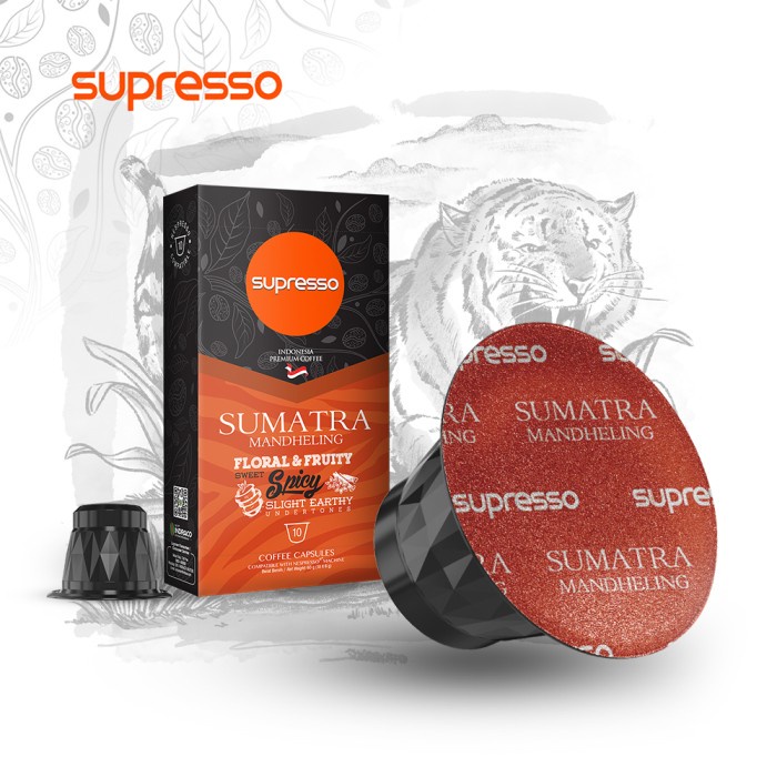 

✨COD✨ Supresso Coffee Capsules / Kopi Kapsul | Nespresso Compatible - Sumatra