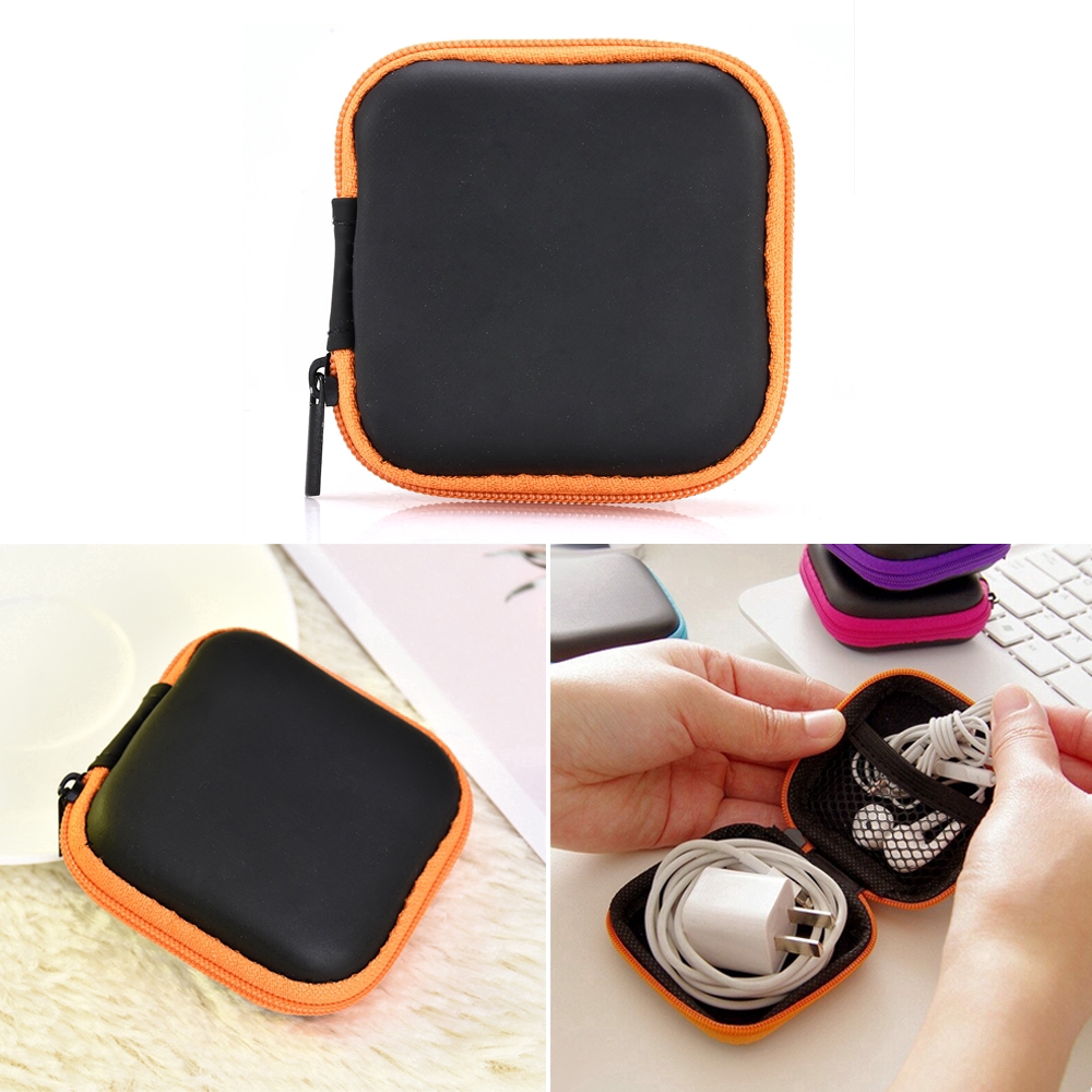 Perjalanan Earphone Kasus Charger Telepon Kunci Kabel USB Earphone Organizer Case Storage Bag #261141322