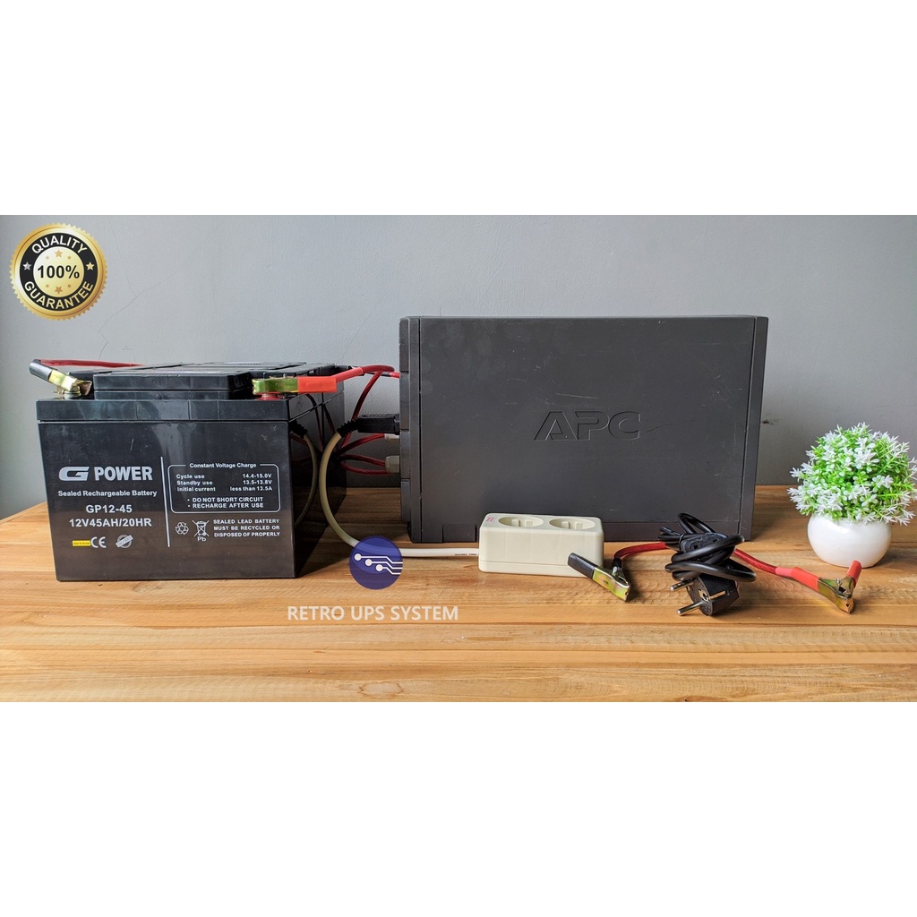 UPS Modif Modifikasi Aki Mobil APC Back UPS RS 1100VA 660Watt 24Volt