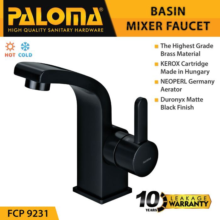 PALOMA FCP 9231 Keran Mixer Wastafel Cuci Tangan Panas Dingin Kran Air