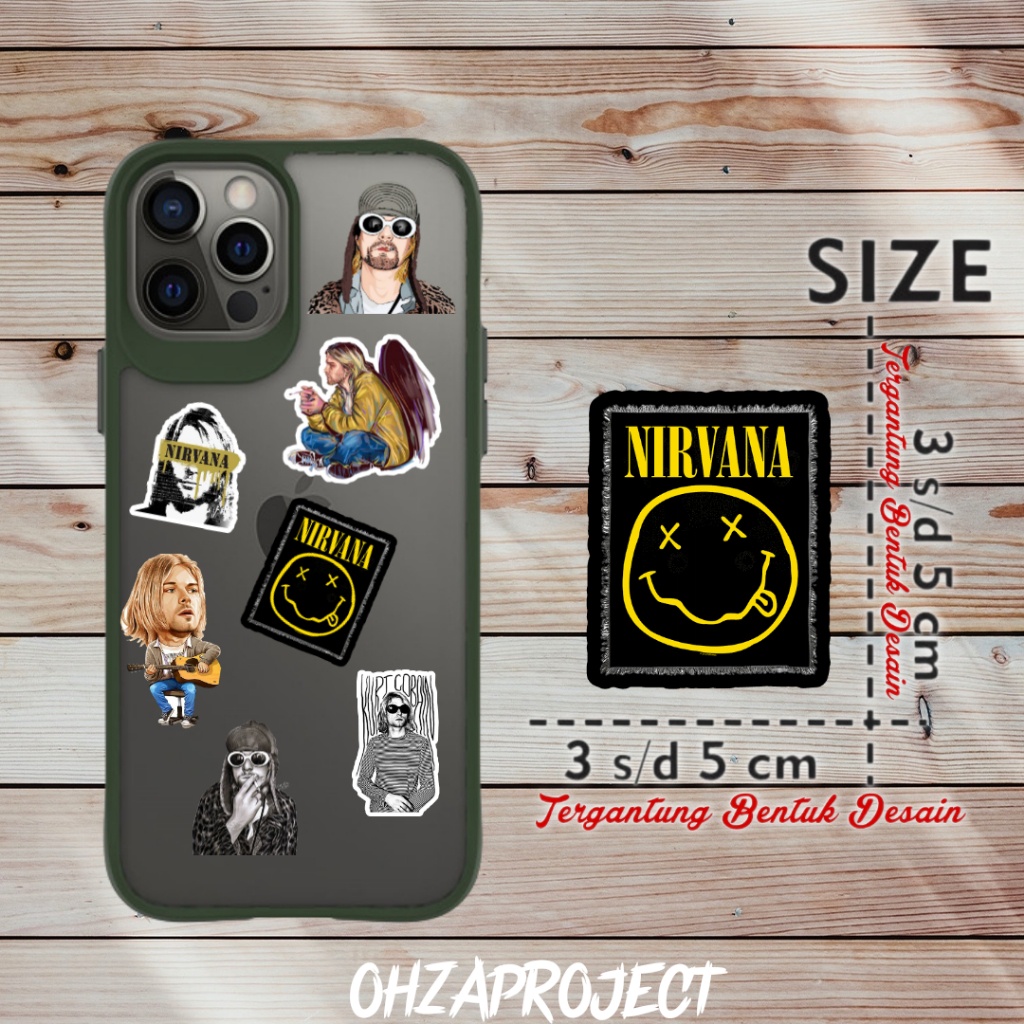 

STIKER VINYL ANTI AIR STIKER BAND KURT COBAIN SERIES STIKER BRAND HYPEBEAST STIKER CASE HANDPHONE LAPTOP TUMBLR STIKER DECAL SCRAPBOOK STIKER BUKU STICKER AESTHETIC