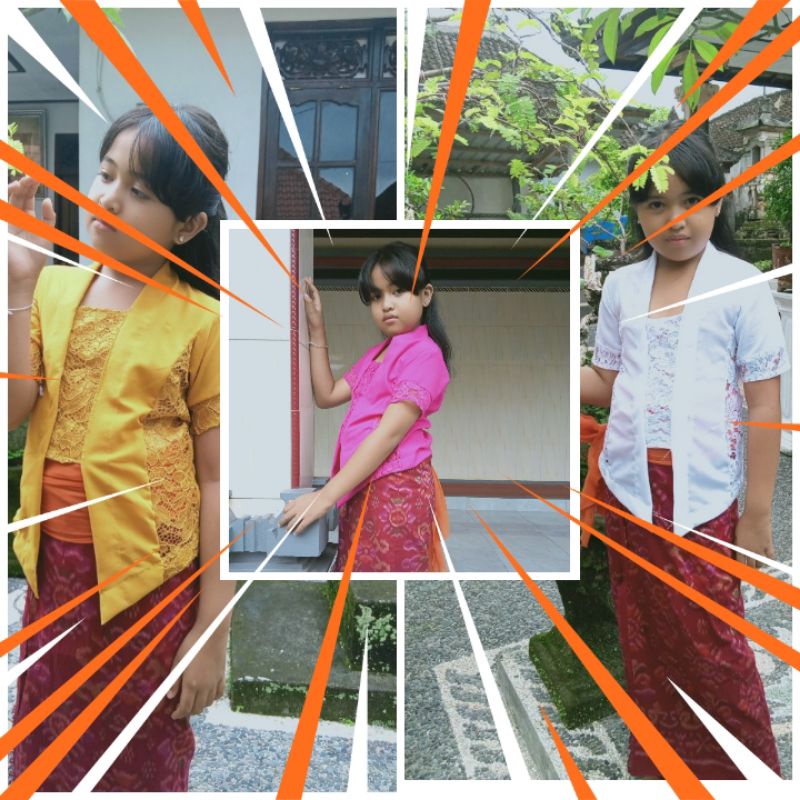 kebaya anak anak | kebaya anak bali | kebaya kombinasi modern | kebaya anak perempuan |
