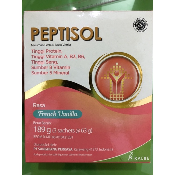 

Peptisol 189 gram Vanilla