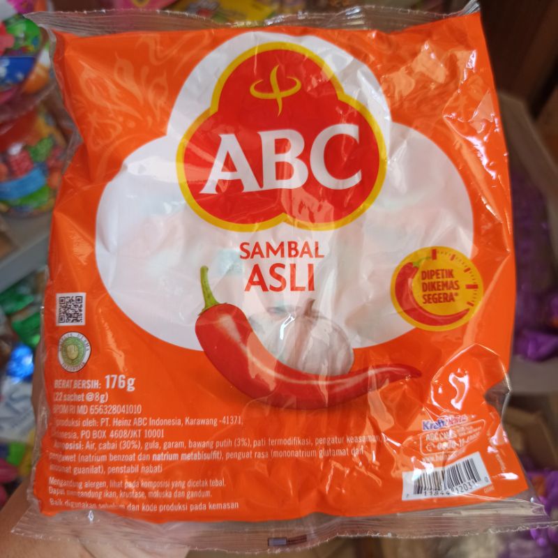 

Sambal Abc Sachet 8 Gram