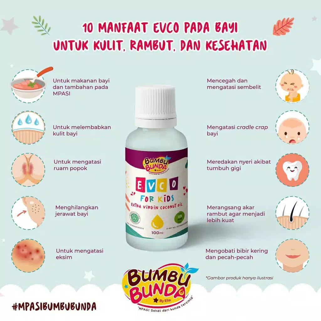 (HALAL MUI) Bumbu Bunda Organic Extra Virgin Coconut Oil Minyak Kelapa VCO EVOO Slow Cooker EVCO