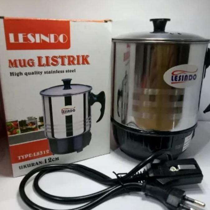 Limited Offer Mug Elektrik Fleco 11 Cm Pemanas Air Elektrik Heating Teko Listrik Shopee Indonesia