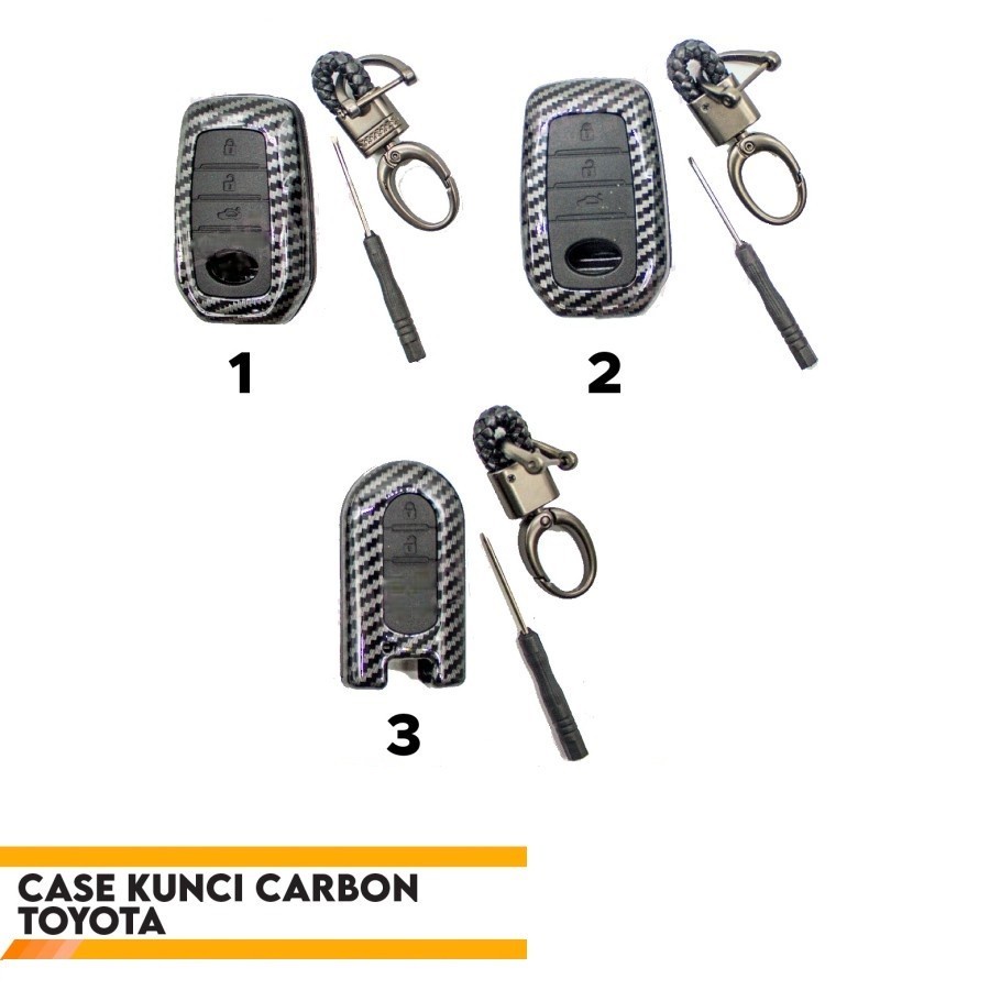 Case Casing Kunci Carbon Toyota Gr Sport