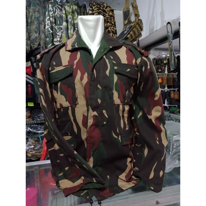 Jaket Loreng Kopassus Jaket Bolak Balik TNI