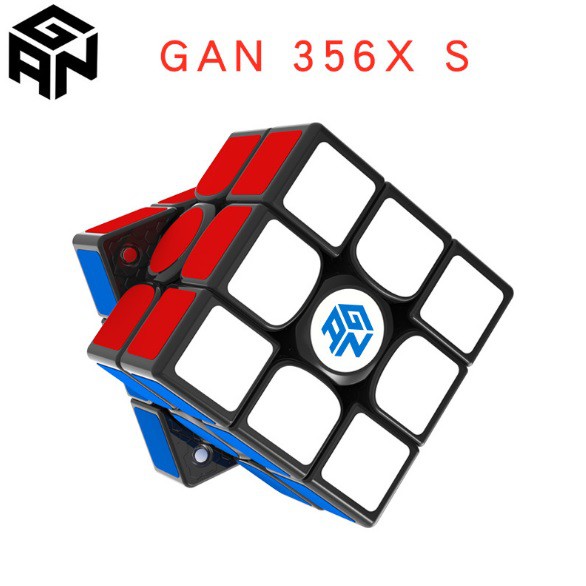 Rubik 3x3 GAN 356 X S XS Blackbase Original Hitam