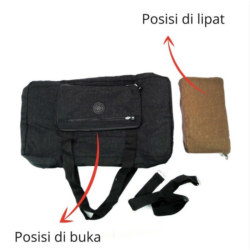 TAS TRAVEL LIPAT KP MILENA KOPER BAG BEST SELLER